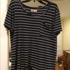 Hollister striped tee